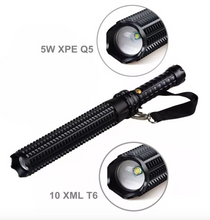 Load image into Gallery viewer, The StaySafe Rechargeable Telescopic LED Aluminum Alloy Flashlight