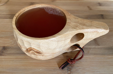 Load image into Gallery viewer, The Traveler - Nordic Style Notched Wood Kuksa Cup
