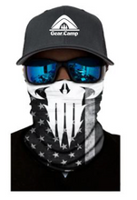 Load image into Gallery viewer, Gray Punisher Skull | Head/Neck Cover