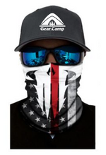 Load image into Gallery viewer, Thin Red Line Punisher Skull | Head/Neck Cover