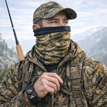 Load image into Gallery viewer, Fleece-Lined Tree Camo | Head/Neck Cover

