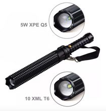 Load image into Gallery viewer, The StaySafe Rechargeable Telescopic LED Aluminum Alloy Flashlight
