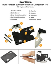 Load image into Gallery viewer, Wallet Size Companion Multi-Function Tool - 2 Pack
