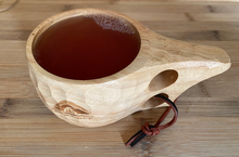 Load image into Gallery viewer, The Traveler - Nordic Style Notched Wood Kuksa Cup
