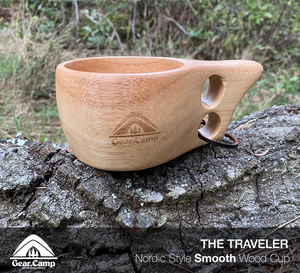 The Traveler - Nordic Style Smooth Wood Kuksa Cup