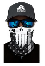 Load image into Gallery viewer, Gray Punisher Skull | Head/Neck Cover
