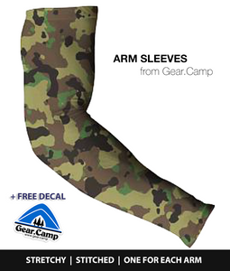 Green Camo | 2 Arm Sleeves