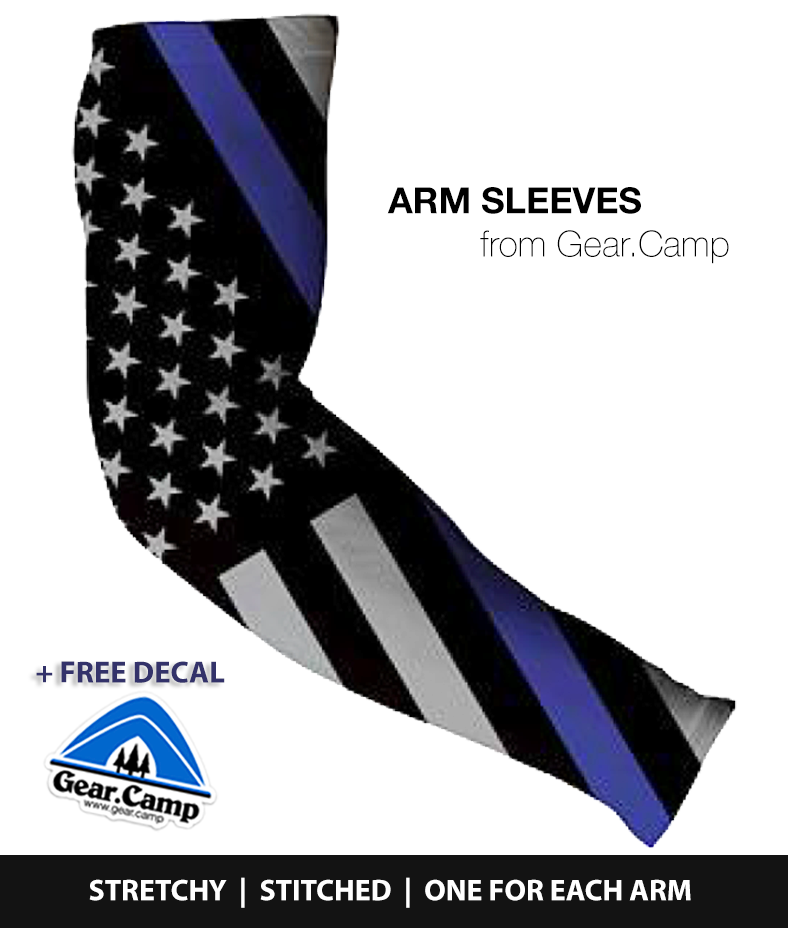 Thin Blue Line | 2 Arm Sleeves