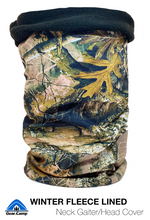 Load image into Gallery viewer, Fleece-Lined Tree Camo | Head/Neck Cover
